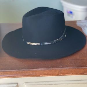 Resistol Self-conforming vintage black 4xxx beaver cowboy hat